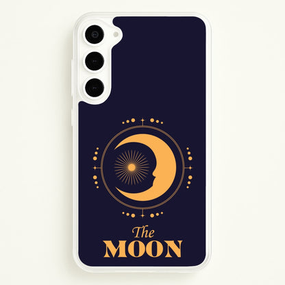 The Moon Dark Blue  - Tarot Cards Phone Case for Galaxy S23
