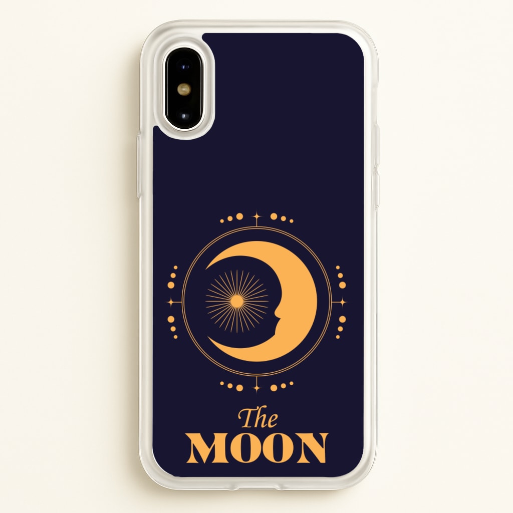 The Moon Dark Blue  - Tarot Cards Phone Case for iPhone X / XS