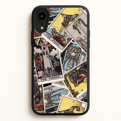 Tarot Cards Collage Pattern  - Tarot Cards Phone Case for iPhone XR