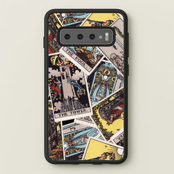 Tarot Cards Collage Pattern  - Tarot Cards Phone Case for Galaxy S10