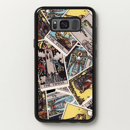 Tarot Cards Collage Pattern  - Tarot Cards Phone Case for Galaxy S8 Plus