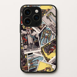 Tarot Cards Collage Pattern  - Tarot Cards Phone Case for iPhone 14 Pro