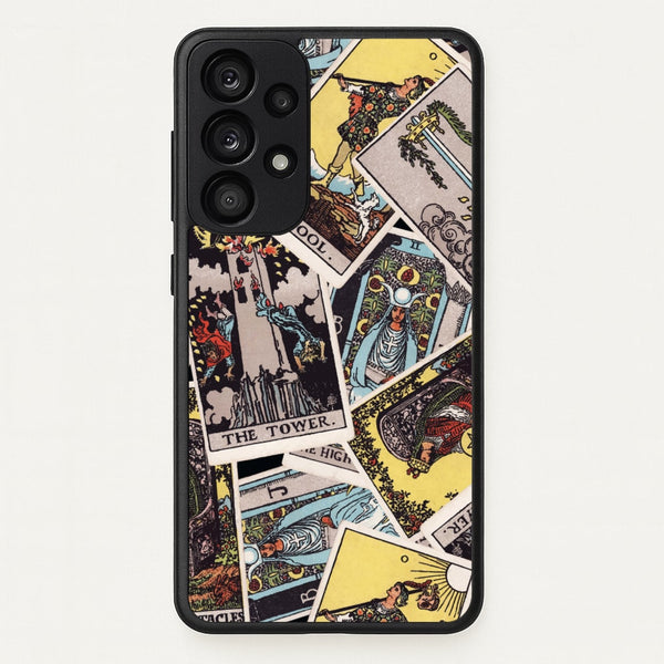 Tarot Cards Collage Pattern  - Tarot Cards Phone Case for Galaxy A33