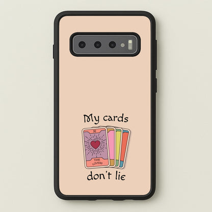 My Cards, Don't Lie  - Tarot Cards Phone Case for Galaxy S10 Plus