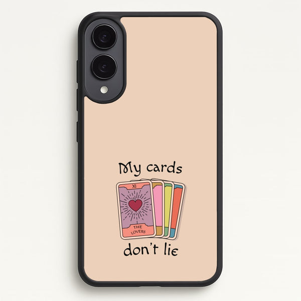My Cards, Don't Lie  - Tarot Cards Phone Case for Galaxy S25 Edge