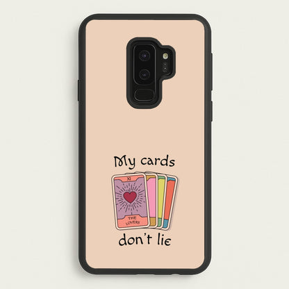My Cards, Don't Lie  - Tarot Cards Phone Case for Galaxy S9 Plus