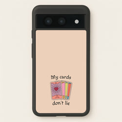 My Cards, Don't Lie  - Tarot Cards Phone Case for Google Pixel 8a