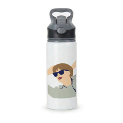 Taylor Cartoon 2 Active Water Bottle - Black
