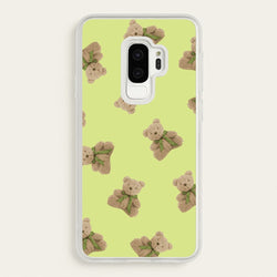 Green Teddy Bears  - Clean Girl Aesthetic Phone Case for Galaxy S9 Plus
