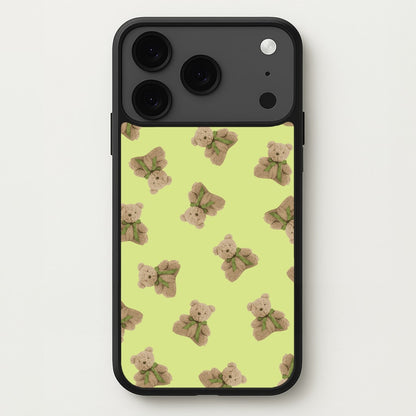 Green Teddy Bears Phone Case for iPhone 17 Pro