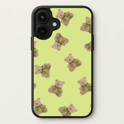 Green Teddy Bears Phone Case for iPhone 17