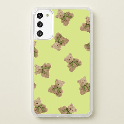 Green Teddy Bears  - Clean Girl Aesthetic Phone Case for Galaxy S20