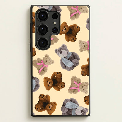 Assortment Of Teddies Pattern  - Clean Girl Aesthetic Phone Case for Galaxy S25 Ultra