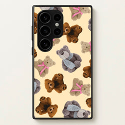 Assortment Of Teddies Pattern  - Clean Girl Aesthetic Phone Case for Galaxy S24 Ultra