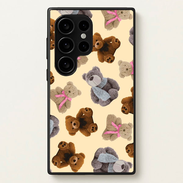 Assortment Of Teddies Pattern  - Clean Girl Aesthetic Phone Case for Galaxy S24 Ultra