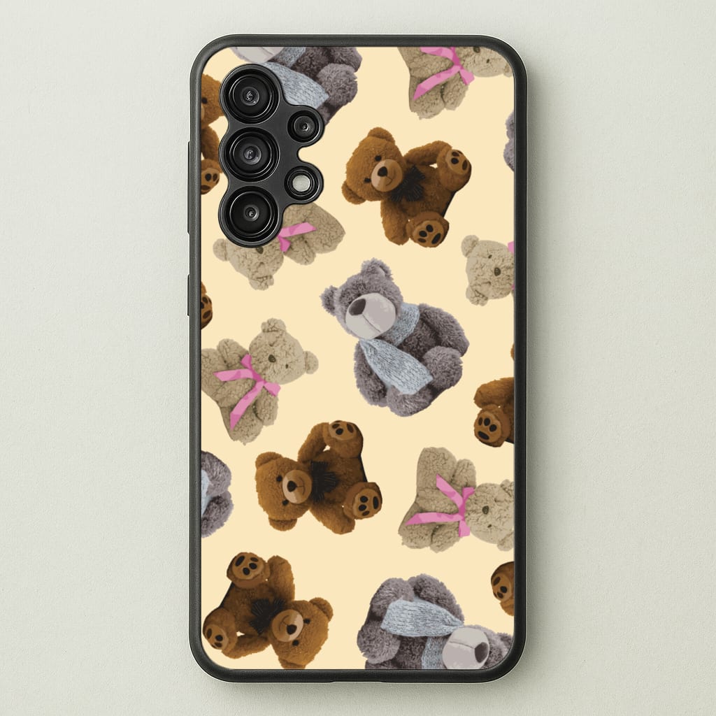 Assortment Of Teddies Pattern  - Clean Girl Aesthetic Phone Case for Galaxy A13