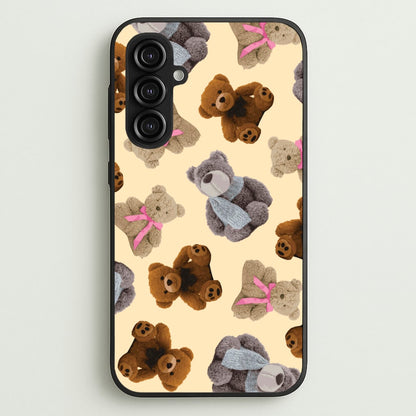 Assortment Of Teddies Pattern  - Clean Girl Aesthetic Phone Case for Galaxy S23FE