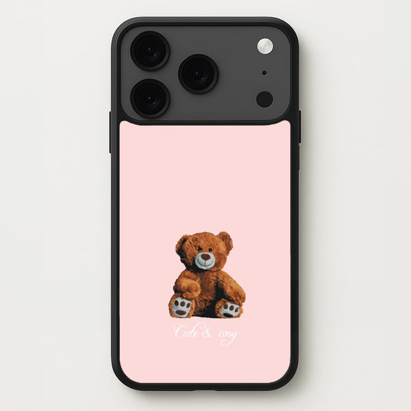 Cute And Cosy Teddy Bear Phone Case for iPhone 17 Pro Max