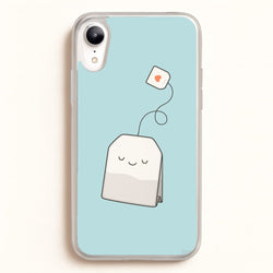 Tea Time - Cartoon Tea Bag  -  Phone Case for iPhone XR