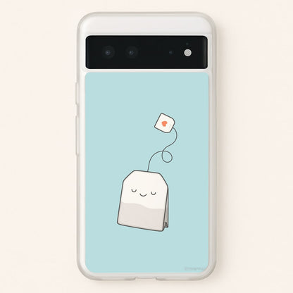 Tea Time - Cartoon Tea Bag  -  Phone Case for Google Pixel 6