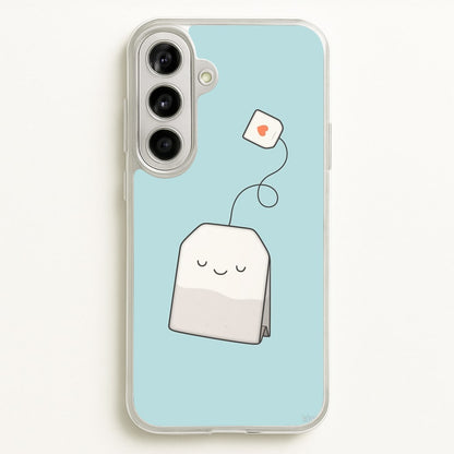 Tea Time - Cartoon Tea Bag  -  Phone Case for Galaxy A56