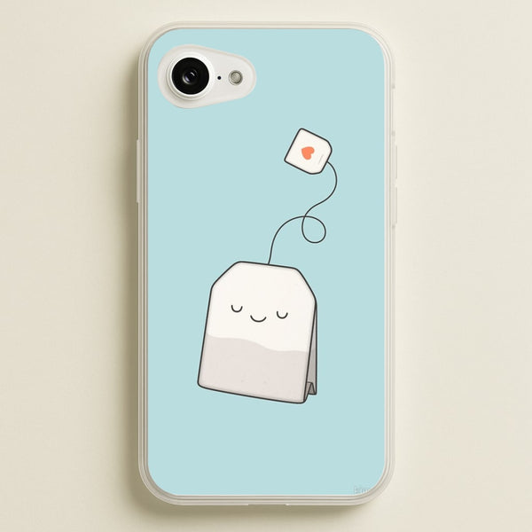 Tea Time - Cartoon Tea Bag  -  Phone Case for iPhone 16e