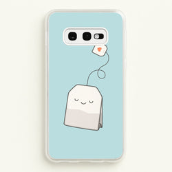 Tea Time - Cartoon Tea Bag  -  Phone Case for Galaxy S10e