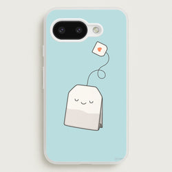 Tea Time - Cartoon Tea Bag  -  Phone Case for Google Pixel 9a