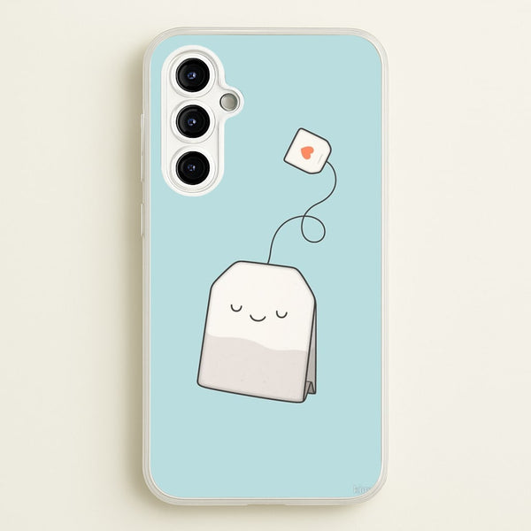 Tea Time - Cartoon Tea Bag  -  Phone Case for Galaxy A54
