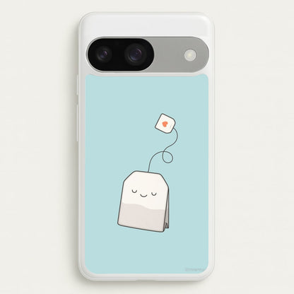 Tea Time - Cartoon Tea Bag  -  Phone Case for Google Pixel 9 / 9 Pro