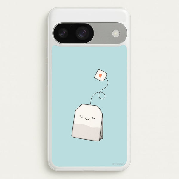 Tea Time - Cartoon Tea Bag  -  Phone Case for Google Pixel 9 / 9 Pro