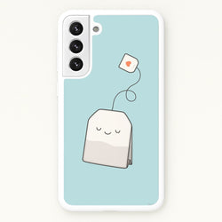 Tea Time - Cartoon Tea Bag  -  Phone Case for Galaxy S22 Plus