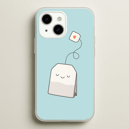 Tea Time - Cartoon Tea Bag  -  Phone Case for iPhone 15