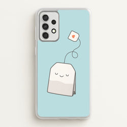 Tea Time - Cartoon Tea Bag  -  Phone Case for Galaxy A52 / A52s