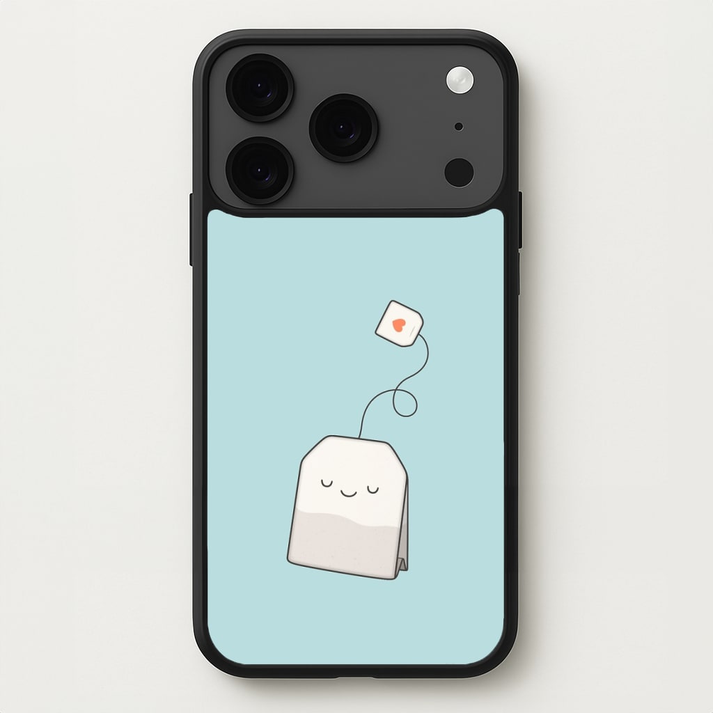 Tea Time - Cartoon Tea Bag Phone Case for iPhone 17 Pro Max