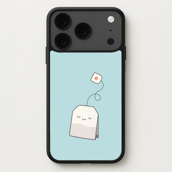 Tea Time - Cartoon Tea Bag Phone Case for iPhone 17 Pro Max