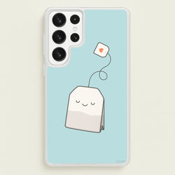 Tea Time - Cartoon Tea Bag  -  Phone Case for Galaxy S23 Ultra