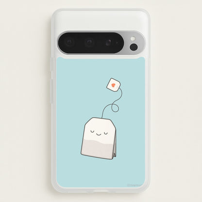 Tea Time - Cartoon Tea Bag  -  Phone Case for Google Pixel 9 Pro XL