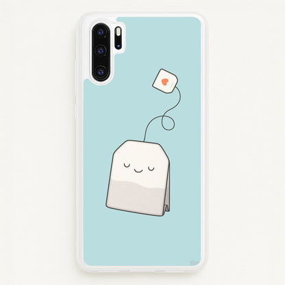 Tea Time - Cartoon Tea Bag  -  Phone Case for Huawei P30 Pro