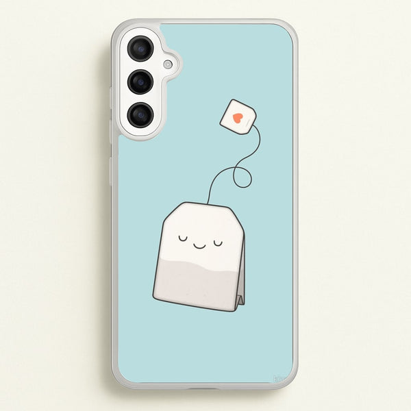 Tea Time - Cartoon Tea Bag  -  Phone Case for Galaxy A34