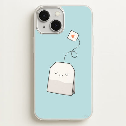 Tea Time - Cartoon Tea Bag  -  Phone Case for iPhone 13 Mini