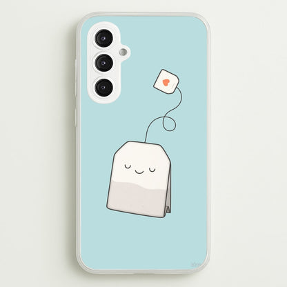 Tea Time - Cartoon Tea Bag  -  Phone Case for Galaxy S23FE
