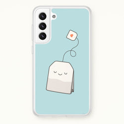 Tea Time - Cartoon Tea Bag  -  Phone Case for Galaxy S21