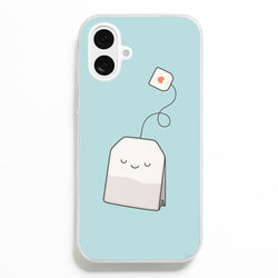 Tea Time - Cartoon Tea Bag  -  Phone Case for iPhone 16 Plus
