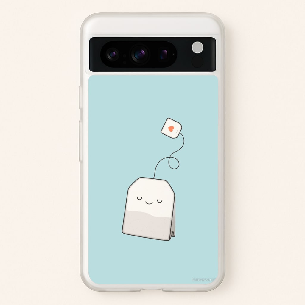 Tea Time - Cartoon Tea Bag  -  Phone Case for Google Pixel 8 Pro