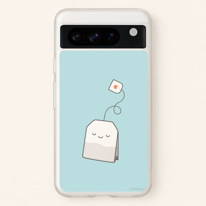Tea Time - Cartoon Tea Bag  -  Phone Case for Google Pixel 8 Pro