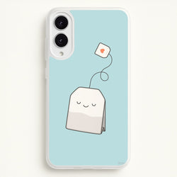 Tea Time - Cartoon Tea Bag  -  Phone Case for Galaxy S25 Edge