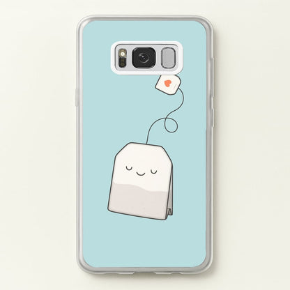 Tea Time - Cartoon Tea Bag  -  Phone Case for Galaxy S8 Plus
