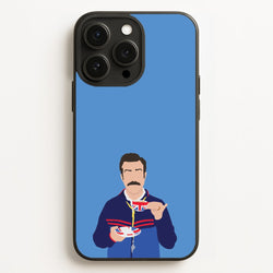 Ted Drinking Tea  - Ted Lasso Phone Case for iPhone 16 Pro Max