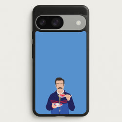 Ted Drinking Tea  - Ted Lasso Phone Case for Google Pixel 9 / 9 Pro